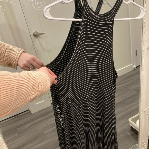 American Eagle High Neck Stripe Dress - Picture 2 of 3